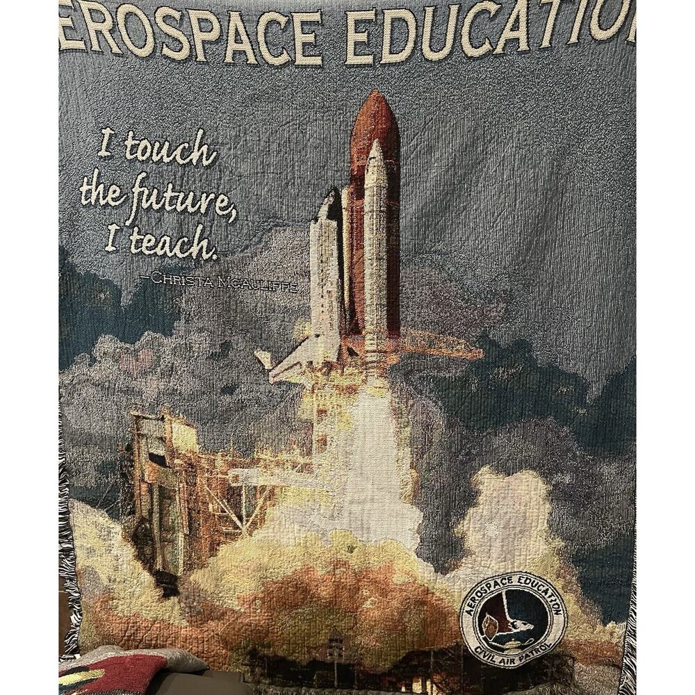 Vintage Mill Street Aerospace Education Space Shuttle Christa McAulifee